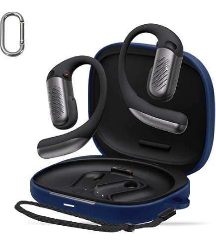 Amazon | For Shokz OpenFit Pro ケース カバー 【HUKWIMO】 カラビナ